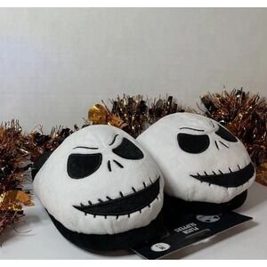 Disney The Nightmare Before Christmas Jack Skellington Plush Slippers Size M 7 8